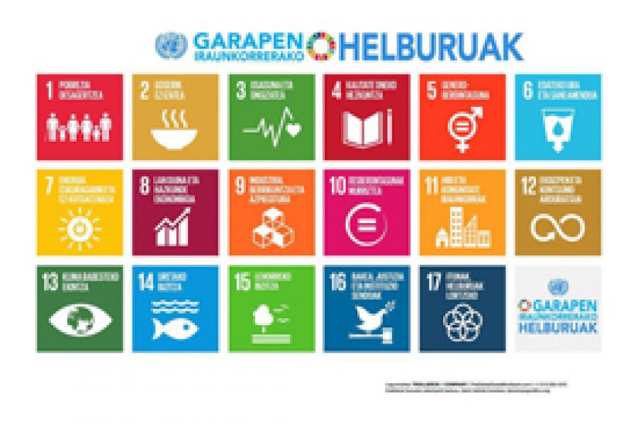 Euskal Herriko UNESCO sarea (EHUS) presenta los ODS y la Agenda 2030